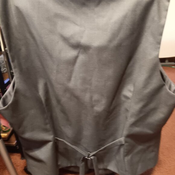 Formal Wear Vest Coofandy Gray,80% Polyester 20% Rayon NWT large *READ* - Picture 2 of 2